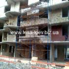 Narrow scaffolding structures